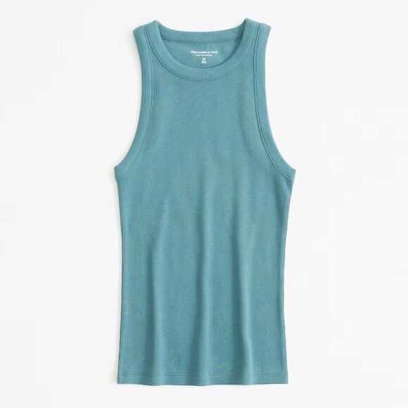 Abercrombie & Fitch Tops - Abercrombie Essential Tuckable High-Neck Rib Tank